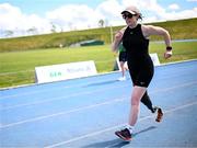13 April 2025; Paralympics Ireland hosted their first Allianz NextGen event of 2025 at the University of Limerick Sport Arena. The event was open to young athletes over the age of 14 to try out Para sports such as triathlon, cycling, canoeing, archery and mountain climbing. Pictured is participant Rosie Tennyson from Newry, Down. Photo by Seb Daly/Sportsfile