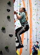 13 April 2025; Paralympics Ireland hosted their first Allianz NextGen event of 2025 at the University of Limerick Sport Arena. The event was open to young athletes over the age of 14 to try out Para sports such as triathlon, cycling, canoeing, archery and mountain climbing. Pictured is Shannon Knee from Boherbue, Cork. Photo by Seb Daly/Sportsfile