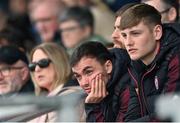 13 April 2025; Darragh Canavan of Tyrone during the Ulster GAA Football Senior Championship quarter-final match between Tyrone and Cavan at O'Neills Healy Park in Omagh, Tyrone. Photo by Ramsey Cardy/Sportsfile
