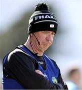 13 April 2025; Offaly joint-manager Declan Kelly reacts during the Leinster GAA Football Senior Championship quarter-final match between Meath and Offaly at Pairc Tailteann in Navan, Meath. Photo by Thomas Flinkow/Sportsfile
