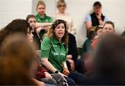 13 April 2025; Paralympics Ireland hosted their first Allianz NextGen event of 2025 at the University of Limerick Sport Arena. The event was open to young athletes over the age of 14 to try out Para sports such as triathlon, cycling, canoeing, archery and mountain climbing. Pictured is Paralympics Ireland Para Network Manager Cliona Horan. Photo by Seb Daly/Sportsfile