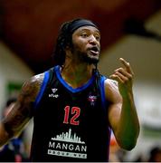 13 April 2025; Patrick Robinson of UCC Demons during the Domino's Men's Super League final match between UCC Demons and Killester at the National Basketball Arena in Tallaght, Dublin. Photo by Tyler Miller/Sportsfile