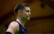 13 April 2025; Tobias Christensen of UCC Demons during the Domino's Men's Super League final match between UCC Demons and Killester at the National Basketball Arena in Tallaght, Dublin. Photo by Tyler Miller/Sportsfile