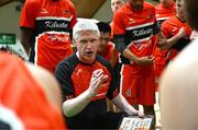 13 April 2025; Killester head coach Jonathon Grennell during the Domino's Men's Super League final match between UCC Demons and Killester at the National Basketball Arena in Tallaght, Dublin. Photo by Tyler Miller/Sportsfile