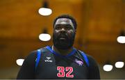 13 April 2025; Elijah Tillman of UCC Demons during the Domino's Men's Super League final match between UCC Demons and Killester at the National Basketball Arena in Tallaght, Dublin. Photo by Tyler Miller/Sportsfile