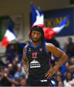 13 April 2025; Patrick Robinson of UCC Demons during the Domino's Men's Super League final match between UCC Demons and Killester at the National Basketball Arena in Tallaght, Dublin. Photo by Tyler Miller/Sportsfile