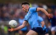 13 April 2025; Colm Basquel of Dublin during the Leinster GAA Football Senior Championship quarter-final match between Wicklow and Dublin at Echelon Park in Aughrim, Wicklow. Photo by Ray McManus/Sportsfile