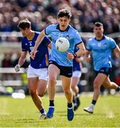 13 April 2025; Killian McGinnis of Dublin during the Leinster GAA Football Senior Championship quarter-final match between Wicklow and Dublin at Echelon Park in Aughrim, Wicklow. Photo by Ray McManus/Sportsfile