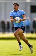 13 April 2025; Theo Clancy of Dublin during the Leinster GAA Football Senior Championship quarter-final match between Wicklow and Dublin at Echelon Park in Aughrim, Wicklow. Photo by Ray McManus/Sportsfile