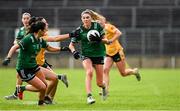 13 April 2025; Cliodhna Martin of Fermanagh in action against  Antrim during the Lidl Ladies National Football League Division 4 final match between Antrim and Fermanagh at St Tiernach's Park in Clones, Monaghan. Photo by Matt Browne/Sportsfile