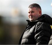 13 April 2025; Wexford Football League manager Willie Peare during the FAI Oscar Traynor Inter-League Cup final match between Limerick District League and Wexford Football League at Jackman Park in Limerick. Photo by Michael P Ryan/Sportsfile