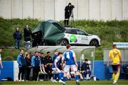 13 April 2025; A cameraman stream the game during the FAI Oscar Traynor Inter-League Cup final match between Limerick District League and Wexford Football League at Jackman Park in Limerick. Photo by Michael P Ryan/Sportsfile