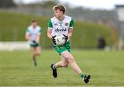 13 April 2025; Daire McDaid of Offaly during the Leinster GAA Football Senior Championship quarter-final match between Meath and Offaly at Pairc Tailteann in Navan, Meath. Photo by Thomas Flinkow/Sportsfile