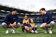 14 April 2025; In attendance at the launch of Bord Gáis Energy’s continued sponsorship of the GAA All-Ireland Senior Hurling Championship are Bord Gáis Energy ambassadors and hurling stars Lee Chin of Wexford, left, and Shane O’Donnell of Clare with Kelsi Noonan, aged 5, and Logan Clifford Hegarty, aged 6, at Croke Park in Dublin. The announcement marks 16 years of Bord Gáis Energy’s involvement in inter-county hurling and celebrates the excitement, spirit and pride that make the championship and its fans so unique. Photo by David Fitzgerald/Sportsfile