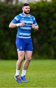 14 April 2025; Robbie Henshaw during Leinster Rugby squad training at UCD in Dublin. Photo by Piaras Ó Mídheach/Sportsfile