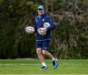 14 April 2025; Senior coach Jacques Nienaber during Leinster Rugby squad training at UCD in Dublin. Photo by Piaras Ó Mídheach/Sportsfile