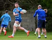 14 April 2025; Joe McCarthy during Leinster Rugby squad training at UCD in Dublin. Photo by Piaras Ó Mídheach/Sportsfile