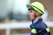 12 April 2025; Jockey Dylan Browne McMonagle after the Tote Multiples Available On Tote.ie Irish EBF Maiden at The Curragh Racecourse in Kildare. Photo by Thomas Doolin/Sportsfile