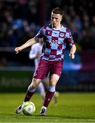 4 April 2025; Warren Davis of Drogheda United during the SSE Airtricity Men's Premier Division match between Drogheda United and Waterford at Sullivan & Lambe Park in Drogheda, Louth. Photo by Ben McShane/Sportsfile