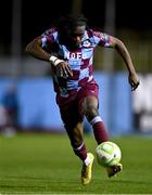 4 April 2025; Thomas Oluwa of Drogheda United during the SSE Airtricity Men's Premier Division match between Drogheda United and Waterford at Sullivan & Lambe Park in Drogheda, Louth. Photo by Ben McShane/Sportsfile