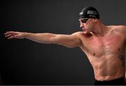 14 April 2025; Shane Ryan competes in the 50m freestyle final during day three of the Irish Open Swimming Championships at the National Aquatic Centre on the Sport Ireland Campus in Dublin. Photo by Ramsey Cardy/Sportsfile