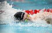 14 April 2025; Daniel Wiffen competes in the men's 400m freestyle final during day three of the Irish Open Swimming Championships at the National Aquatic Centre on the Sport Ireland Campus in Dublin. Photo by Ramsey Cardy/Sportsfile