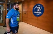11 April 2025; Rabah Slimani of Leinster arrives before the Investec Champions Cup quarter-final match between Leinster and Glasgow Warriors at the Aviva Stadium in Dublin. Photo by Brendan Moran/Sportsfile