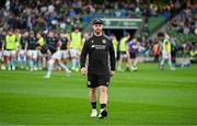 11 April 2025; Glasgow Warriors attack coach Nigel Carolan before the Investec Champions Cup quarter-final match between Leinster and Glasgow Warriors at the Aviva Stadium in Dublin. Photo by Brendan Moran/Sportsfile