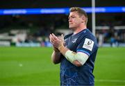 11 April 2025; Tadhg Furlong of Leinster after the Investec Champions Cup quarter-final match between Leinster and Glasgow Warriors at the Aviva Stadium in Dublin. Photo by Brendan Moran/Sportsfile