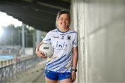 15 April 2025; Sarah Jane Winders of Wicklow poses for a portrait at the launch of the TG4 Leinster LGFA Championships at Parnell Park in Dublin. Photo by Sam Barnes/Sportsfile