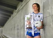 15 April 2025; Sarah Jane Winders of Wicklow poses for a portrait at the launch of the TG4 Leinster LGFA Championships at Parnell Park in Dublin. Photo by Sam Barnes/Sportsfile