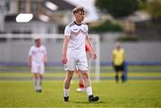 12 April 2025; Rian Durkan of Mayo Football League during the FAI Youth Inter-League Cup final match between Mayo Football League and Cork Youth League at Fairview Rangers AFC in Limerick. Photo by Ben McShane/Sportsfile