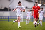 12 April 2025; Jack Walsh of Mayo Football League during the FAI Youth Inter-League Cup final match between Mayo Football League and Cork Youth League at Fairview Rangers AFC in Limerick. Photo by Ben McShane/Sportsfile