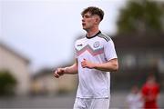 12 April 2025; Rian Durkan of Mayo Football League during the FAI Youth Inter-League Cup final match between Mayo Football League and Cork Youth League at Fairview Rangers AFC in Limerick. Photo by Ben McShane/Sportsfile