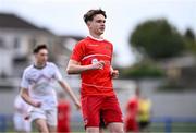 12 April 2025; Conor Gardiner of Cork Youth League during the FAI Youth Inter-League Cup final match between Mayo Football League and Cork Youth League at Fairview Rangers AFC in Limerick. Photo by Ben McShane/Sportsfile