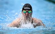 16 April 2025; Jane Ryan of Athlone competes in the Women's 50m Breaststroke heats during day five of the Irish Open Swimming Championships at the National Aquatic Centre on the Sport Ireland Campus in Dublin. Photo by Ben McShane/Sportsfile