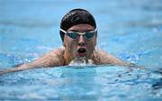 16 April 2025; Chloe Dawnay of Templeogue competes in the Women's 400m Individual Medley heats during day five of the Irish Open Swimming Championships at the National Aquatic Centre on the Sport Ireland Campus in Dublin. Photo by Ben McShane/Sportsfile