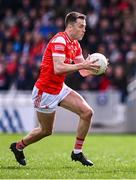 13 April 2025; Andy McDonnell of Louth during the Leinster GAA Football Senior Championship quarter-final match between Louth and Laois at Cedral St Conleth's Park in Newbridge, KiIdare. Photo by Piaras Ó Mídheach/Sportsfile