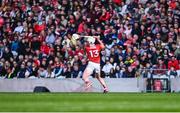 6 April 2025; Patrick Horgan of Cork takes a free during the Allianz Hurling League Division 1A final match between Tipperary and Cork at SuperValu Páirc Uí Chaoimh in Cork. Photo by Piaras Ó Mídheach/Sportsfile