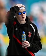 16 April 2025; Danielle Hill of Larne SC before competing in the Women's 50m Freestyle final during day five of the Irish Open Swimming Championships at the National Aquatic Centre on the Sport Ireland Campus in Dublin. Photo by Ben McShane/Sportsfile