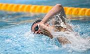 16 April 2025; Tom Wilkinson of Banbridge competes in the Men's 400m Individual Medley final during day five of the Irish Open Swimming Championships at the National Aquatic Centre on the Sport Ireland Campus in Dublin. Photo by Ben McShane/Sportsfile