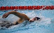 16 April 2025; Leagh Bailey of New Ross competes in the Women's 200m freestyle final during day five of the Irish Open Swimming Championships at the National Aquatic Centre on the Sport Ireland Campus in Dublin. Photo by Ben McShane/Sportsfile
