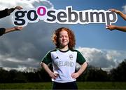 17 April 2025; Paralympics Ireland have today announced the renewal of their partnership with creative agency Goosebump through to the LA 2028 Paralympic Games. In attendance at the announcement is Paralympian Dearbhaile Brady. Photo by David Fitzgerald/Sportsfile