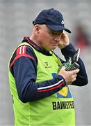 12 April 2025; Cork manager Joe Carroll before the Lidl Ladies National Football League Division 2 final match between Cork and Galway at Croke Park in Dublin. Photo by Sam Barnes/Sportsfile