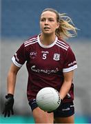 12 April 2025; Hannah Noone of Galway during the Lidl Ladies National Football League Division 2 final match between Cork and Galway at Croke Park in Dublin. Photo by Sam Barnes/Sportsfile