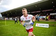 13 April 2025; Ben McDonnell of Tyrone before the Ulster GAA Football Senior Championship quarter-final match between Tyrone and Cavan at O'Neills Healy Park in Omagh, Tyrone. Photo by Ramsey Cardy/Sportsfile