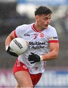13 April 2025; Michael McKernan of Tyrone during the Ulster GAA Football Senior Championship quarter-final match between Tyrone and Cavan at O'Neills Healy Park in Omagh, Tyrone. Photo by Ramsey Cardy/Sportsfile