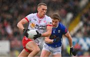 13 April 2025; Conn Kilpatrick of Tyrone during the Ulster GAA Football Senior Championship quarter-final match between Tyrone and Cavan at O'Neills Healy Park in Omagh, Tyrone. Photo by Ramsey Cardy/Sportsfile