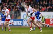 13 April 2025; Ruairí Canavan of Tyrone during the Ulster GAA Football Senior Championship quarter-final match between Tyrone and Cavan at O'Neills Healy Park in Omagh, Tyrone. Photo by Ramsey Cardy/Sportsfile