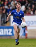 13 April 2025; Brian O'Connell of Cavan during the Ulster GAA Football Senior Championship quarter-final match between Tyrone and Cavan at O'Neills Healy Park in Omagh, Tyrone. Photo by Ramsey Cardy/Sportsfile